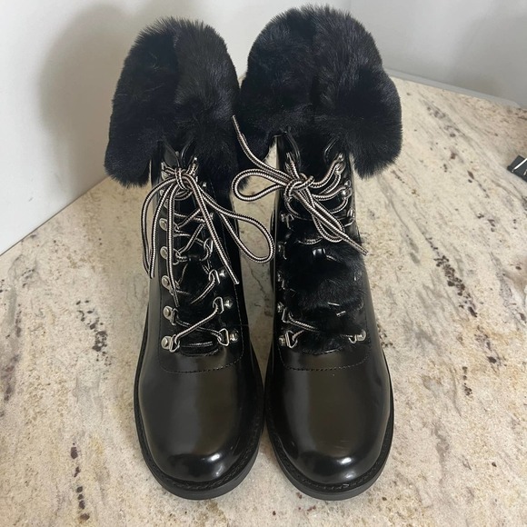 INC INTERNATIONAL CONCEPTS HANNIA WEDGE‎ BOOTIES IN BLACK NWOB WOMEN'S SIZE 10 - Picture 12 of 14